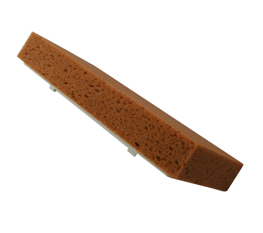 Replacement plate for tobacco sponge cleaning trowel
