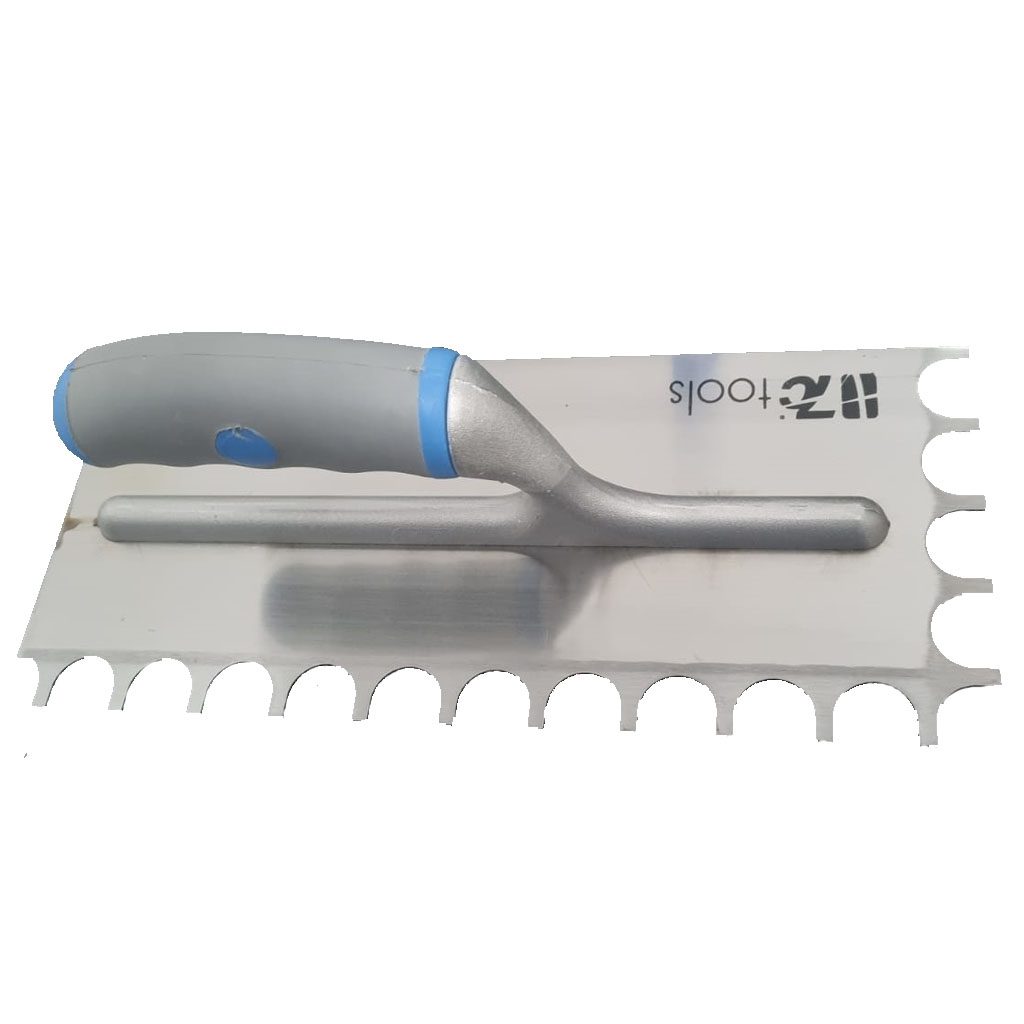 curved tooth trowel
